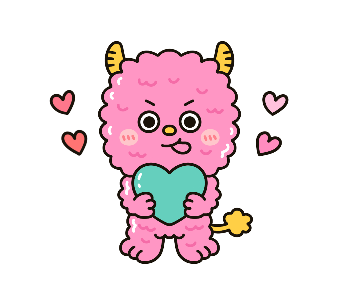 恋愛モンスターのイラスト